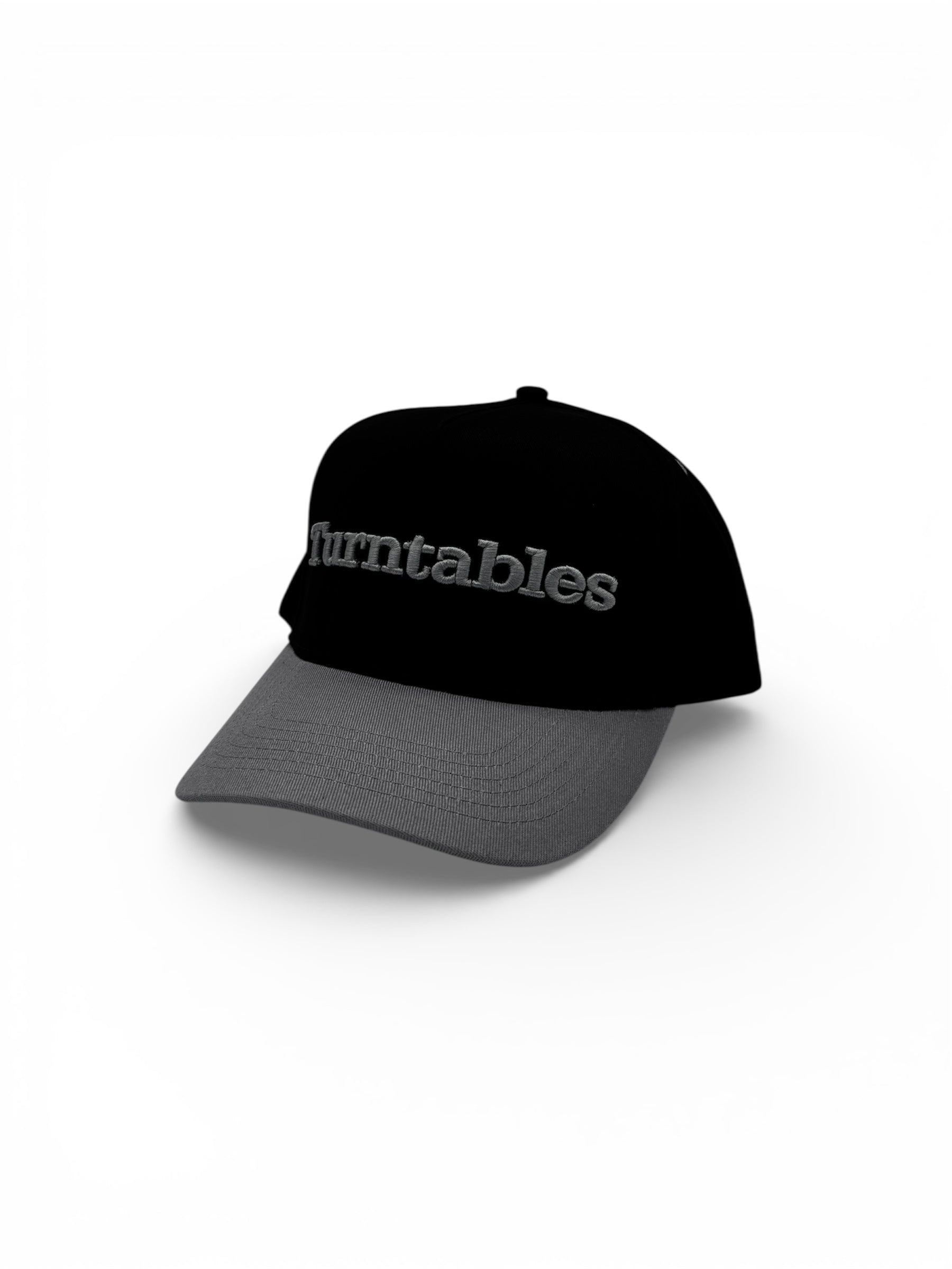 Tuntables A-Frame Adjustable Snapback Hat Black/Silver
