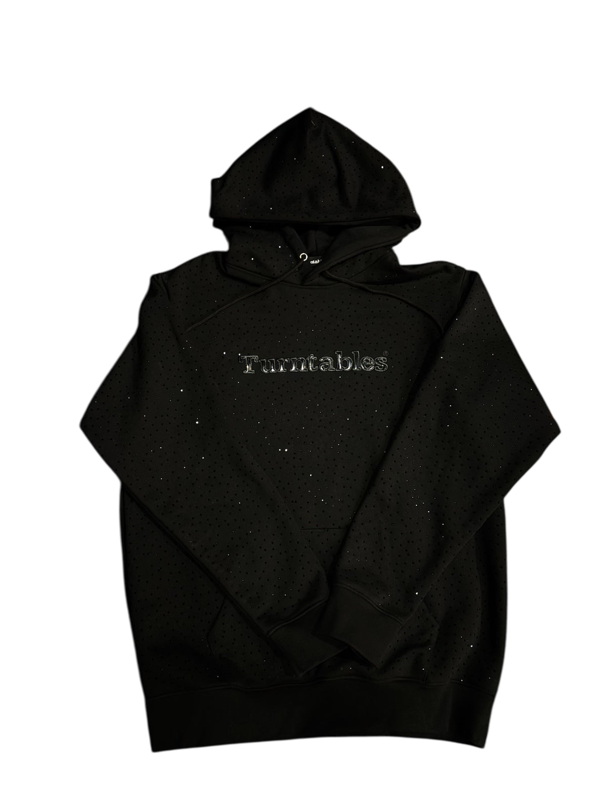 Turntables Rhinestone Hoodie
