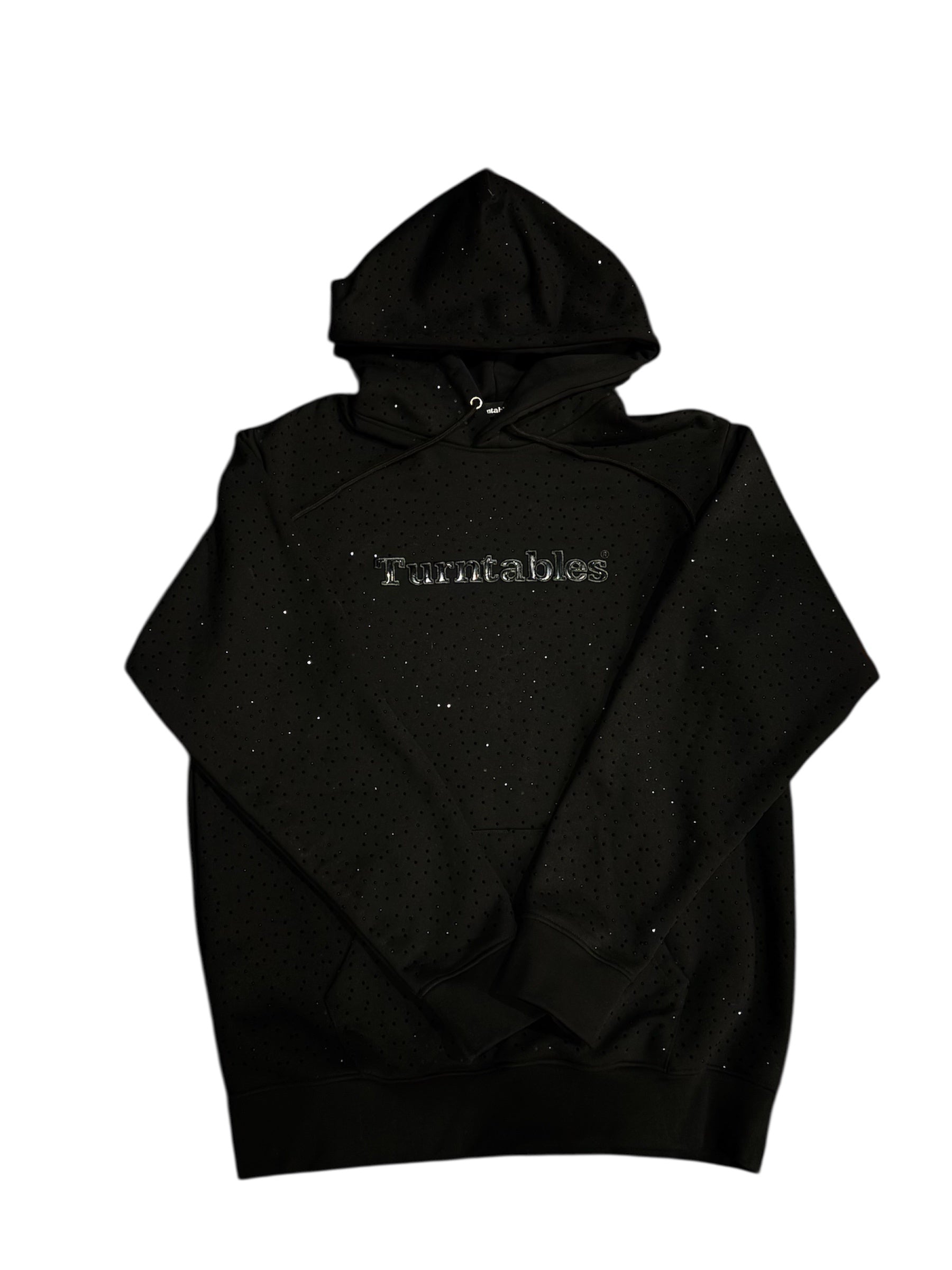 Turntables Rhinestone Hoodie